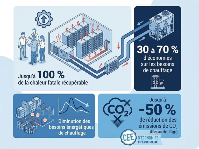 bénéfices récupération de chaleur sur un groupe froid_data centers