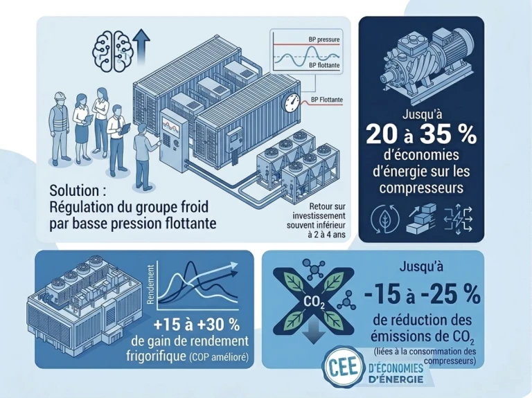 Bénéfices régulation du groupe BP data centers