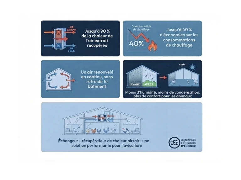 bénéfices échangeur récupérateur de chaleur air-air